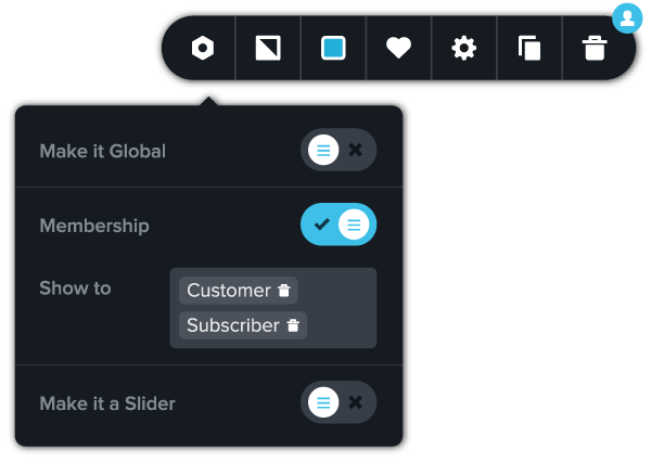 Brizy Page Builder  會員制設定 線上課程的好幫手